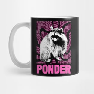 Ponder Raccoon Mug